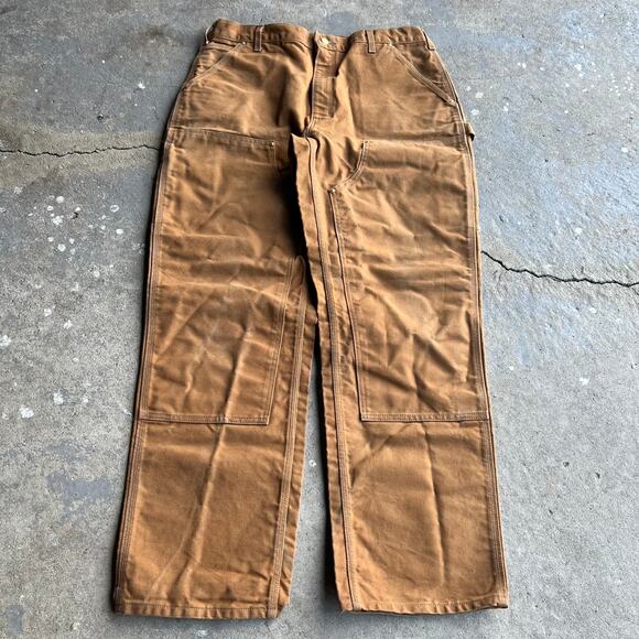 Vintage carhartt y2k double knee work wear carpenter pants - Picture 1 of 8
